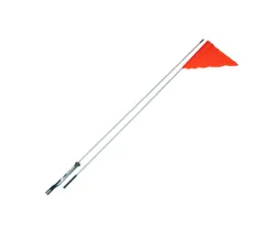 Säkerhetsflagga orange 183 cm